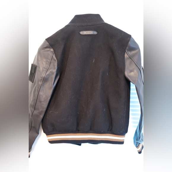 Coach leather wool bomber jacket - Picture 7 of 8